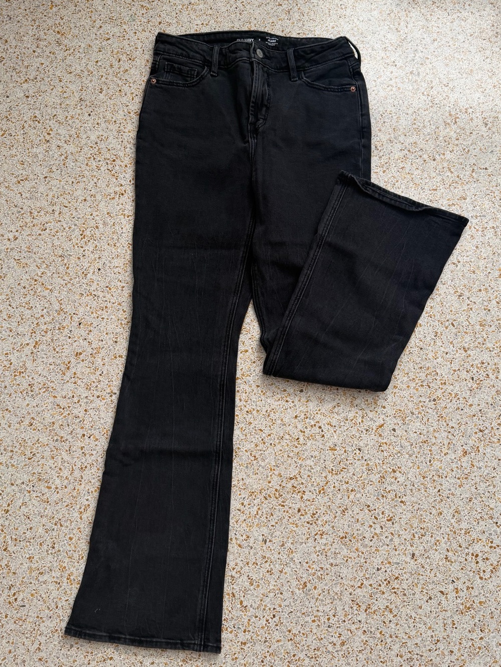 Old Navy Black Flare Jeans